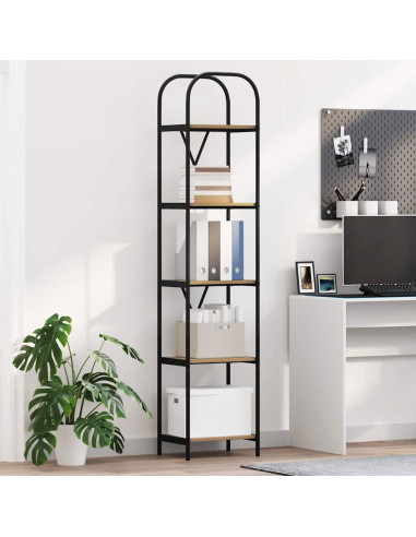 Libreria rovere artigianale 40 x 30 x 183 cm Legno multistrato