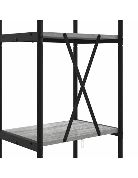 Libreria Grigio sonoma 40 x 30 x 146 cm Legno multistrato