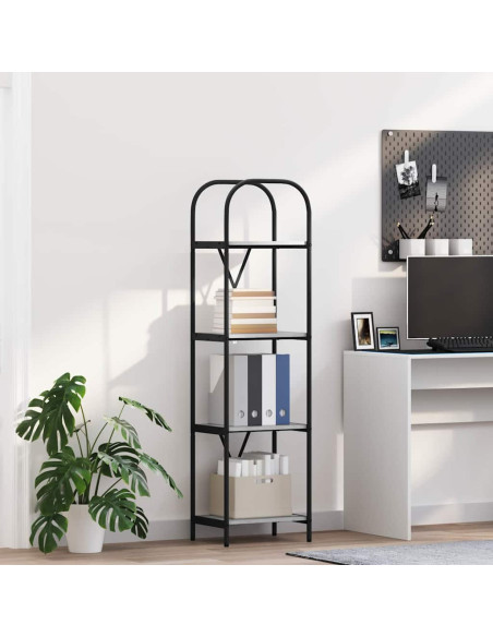 Libreria Grigio sonoma 40 x 30 x 146 cm Legno multistrato