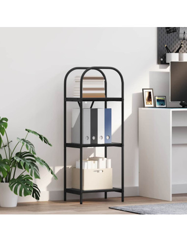 Libreria Rovere nero 40 x 30 x 109 cm Legno multistrato