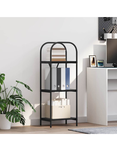 Libreria Rovere nero 40 x 30 x 109 cm Legno multistrato