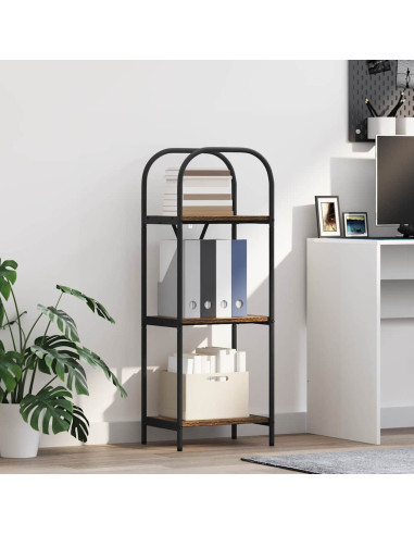 Libreria Rovere fumo 40 x 30 x 109 cm Legno multistrato