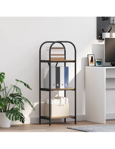 Libreria rovere artigianale 40 x 30 x 109 cm Legno multistrato