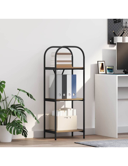 Libreria rovere artigianale 40 x 30 x 109 cm Legno multistrato