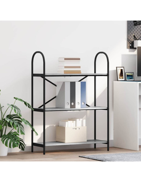 Libreria Grigio sonoma 80 x 30 x 109 cm Legno multistrato