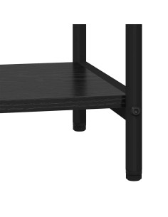 Libreria Rovere nero 60 x 30 x 109 cm Legno multistrato 2