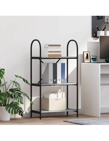 Libreria Grigio sonoma 60 x 30 x 109 cm Legno multistrato