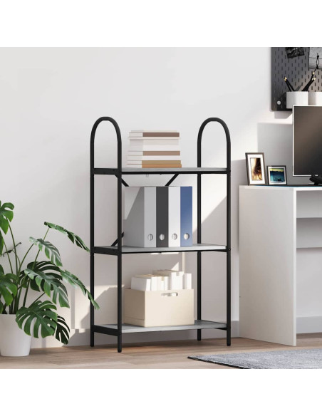 Libreria Grigio sonoma 60 x 30 x 109 cm Legno multistrato