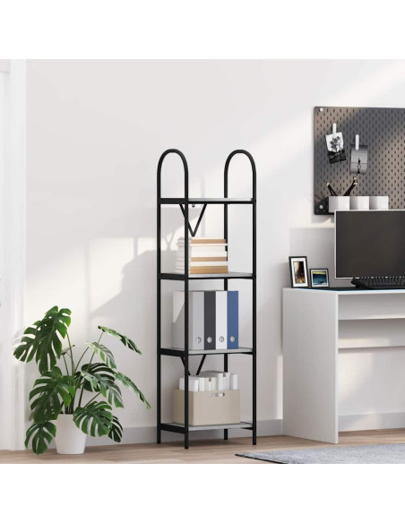 Libreria Grigio sonoma 40 x 30 x 146 cm Legno multistrato