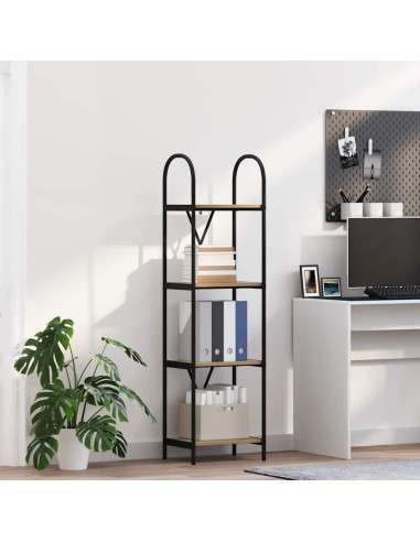 Libreria rovere artigianale 40 x 30 x 146 cm Legno multistrato