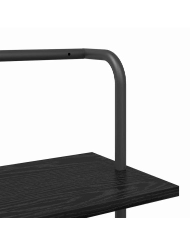 Libreria Rovere nero 60 x 24 x 168 cm Legno multistrato