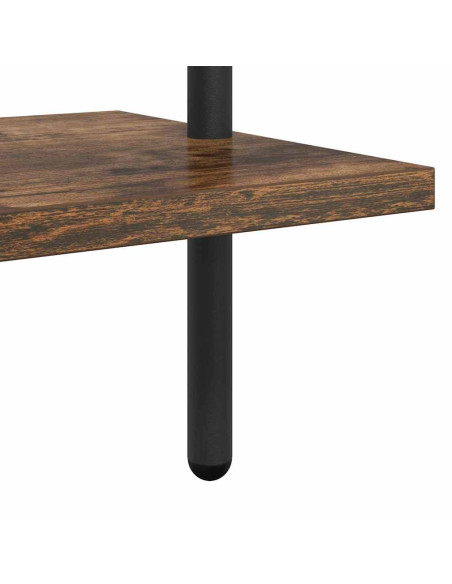 Libreria Rovere fumo 60 x 24 x 168 cm Legno multistrato