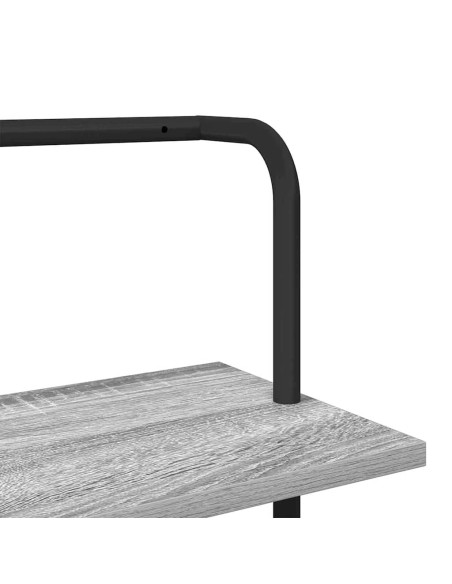 Libreria Grigio sonoma 60 x 24 x 168 cm Legno multistrato