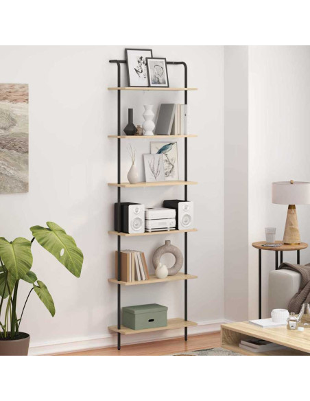 Libreria rovere sonoma 60 x 24 x 203 cm Legno multistrato