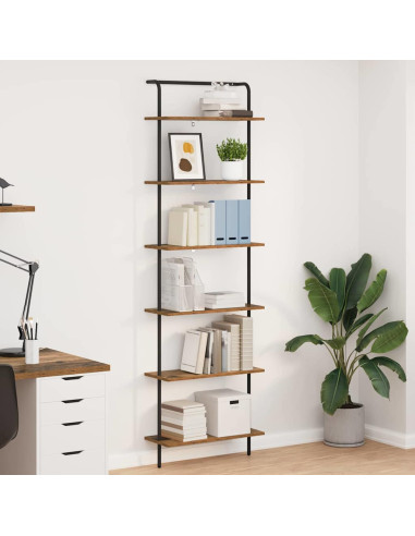 Libreria Legno vecchio 60 x 24 x 203 cm Legno multistrato