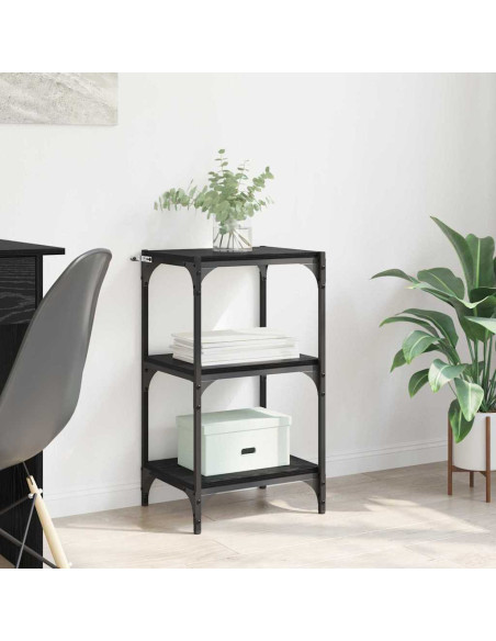 Armadio per Libri Rovere nero 40 x 33 x 70,5 cm