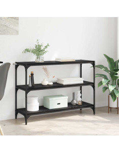 Armadio per Libri Rovere nero 100 x 33 x 70,5 cm 2