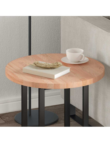 Piano del tavolo Marrone chiaro Ø 50 x 2.5 cm