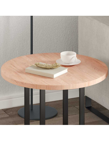 Piano del tavolo Altro Marrone chiaro Ø 60 x 2.5 cm