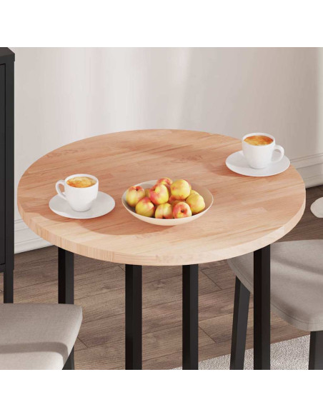 Piano del tavolo Altro Marrone chiaro Ø 70 x 2.5 cm