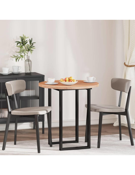 Piano del tavolo Marrone chiaro Ø 80 x 2.5 cm