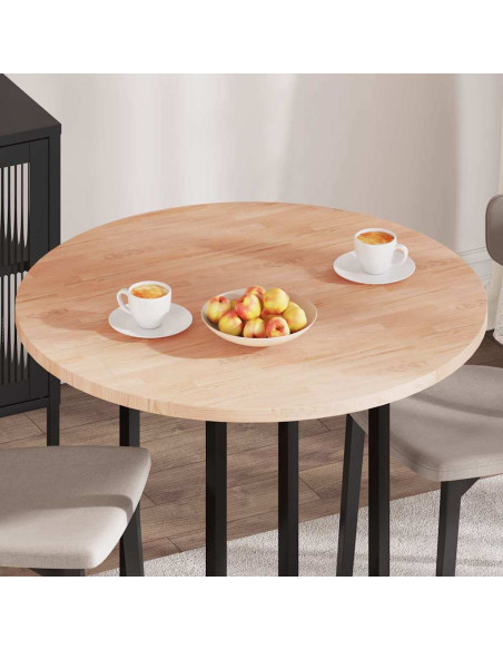 Piano del tavolo Marrone chiaro Ø 90 x 2.5 cm