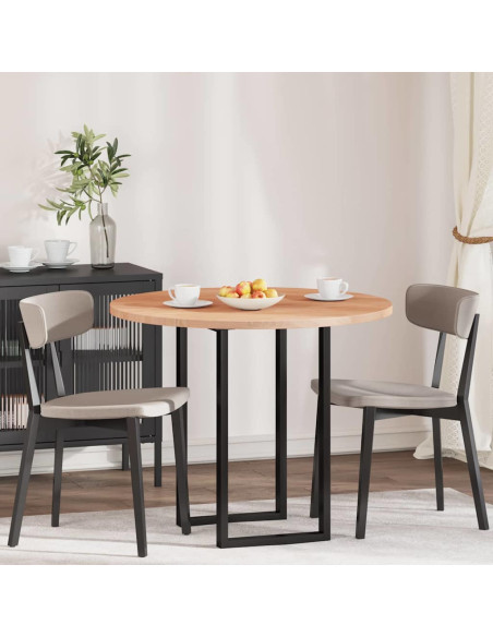 Piano del tavolo Marrone chiaro Ø 90 x 2.5 cm