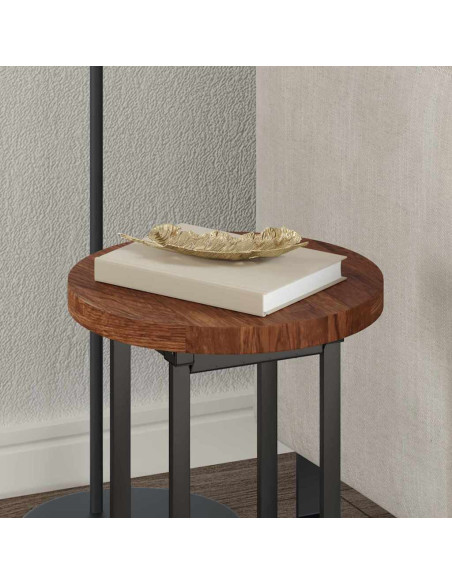 Piano del tavolo Marrone scuro Ø 30 x 2.5 cm