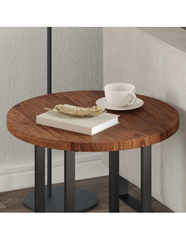 Piano del tavolo Altro Marrone scuro Ø 50 x 2.5 cm