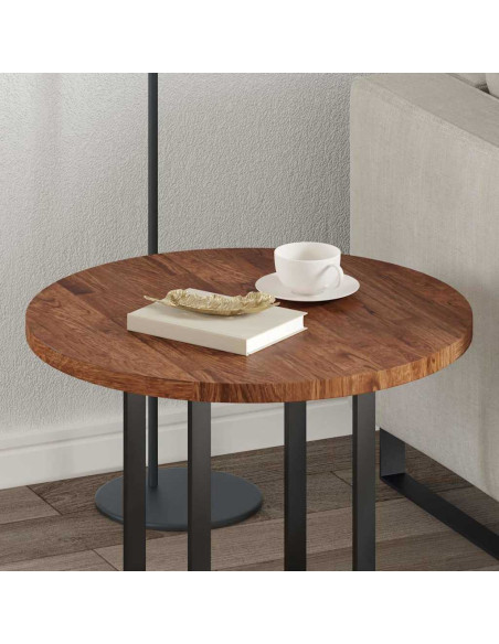 Piano del tavolo Altro Marrone scuro Ø 60 x 2.5 cm