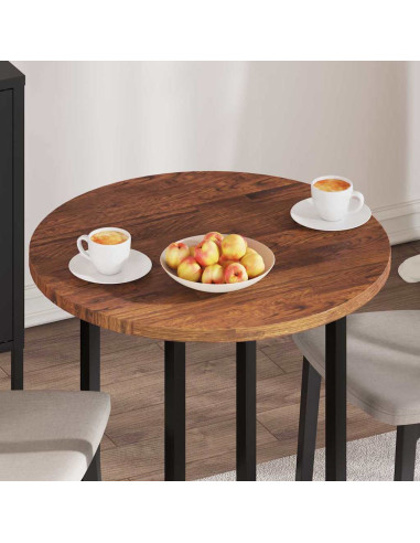 Piano del tavolo Altro Marrone scuro Ø 70 x 2.5 cm