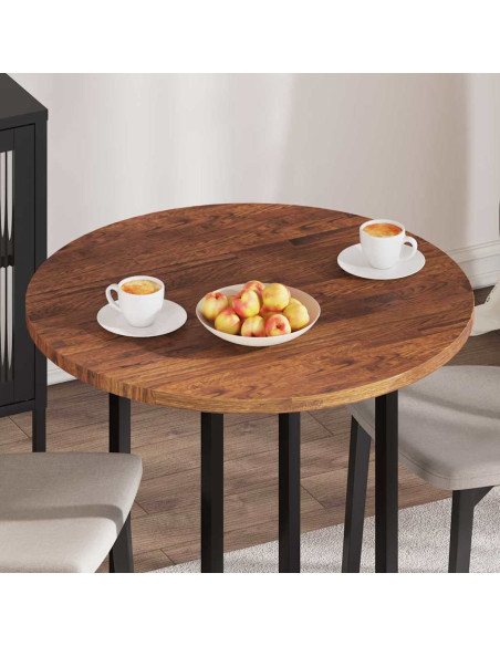 Piano del tavolo Marrone scuro Ø 80 x 2.5 cm