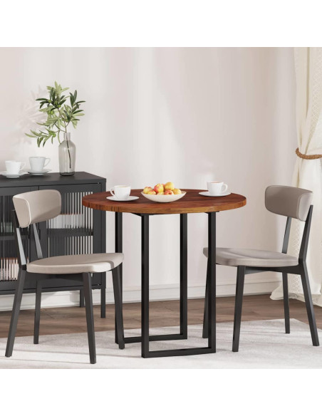 Piano del tavolo Marrone scuro Ø 80 x 2.5 cm