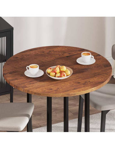 Piano del tavolo Altro Marrone scuro Ø 90 x 2.5 cm