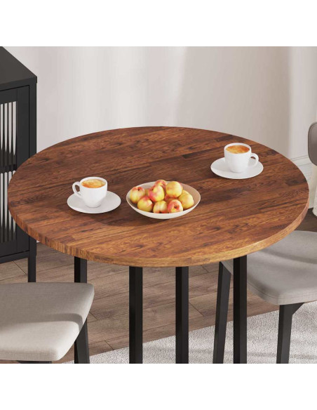 Piano del tavolo Altro Marrone scuro Ø 90 x 2.5 cm