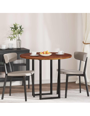 Piano del tavolo Altro Marrone scuro Ø 90 x 2.5 cm