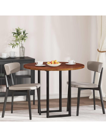 Piano del tavolo Altro Marrone scuro Ø 90 x 2.5 cm