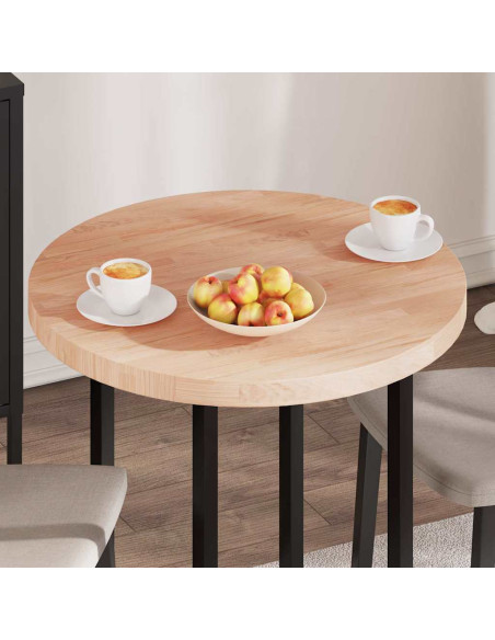 Piano del tavolo Altro Marrone chiaro Ø 70 x 4 cm