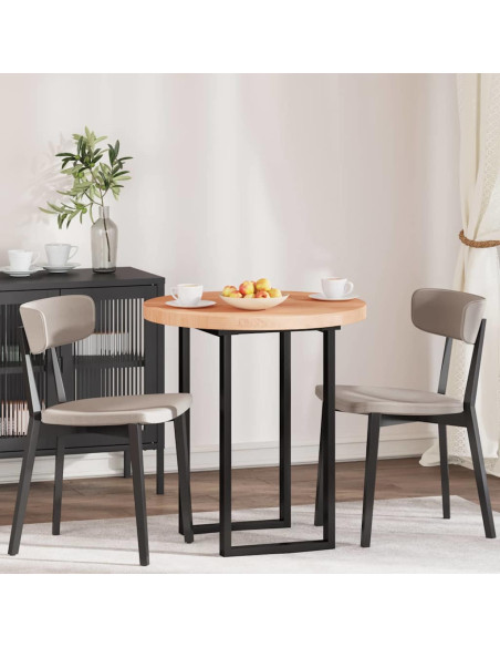 Piano del tavolo Altro Marrone chiaro Ø 70 x 4 cm