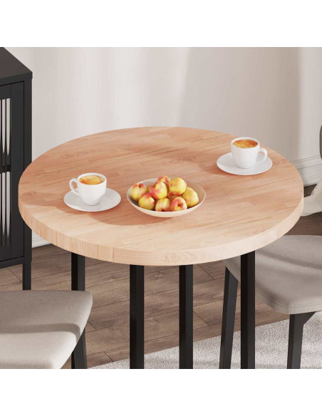 Piano del tavolo Altro Marrone chiaro Ø 80 x 4 cm