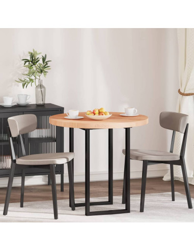 Piano del tavolo Altro Marrone chiaro Ø 80 x 4 cm