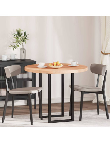 Piano del tavolo Altro Marrone chiaro Ø 90 x 4 cm