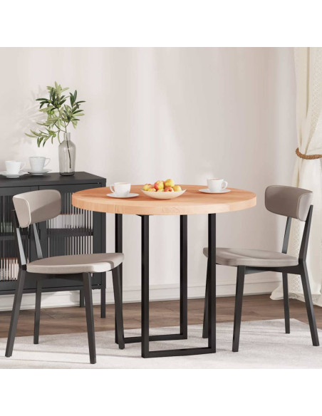 Piano del tavolo Altro Marrone chiaro Ø 90 x 4 cm