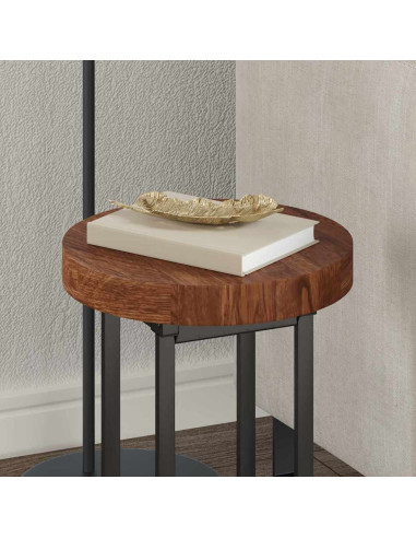 Piano del tavolo Marrone scuro Ø 30 x 4 cm