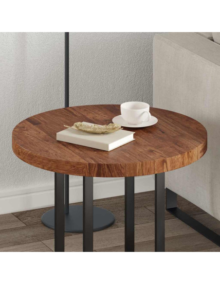 Piano del tavolo Altro Marrone scuro Ø 60 x 4 cm