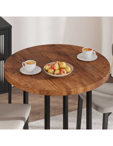 Piano del tavolo Marrone scuro Ø 80 x 4 cm