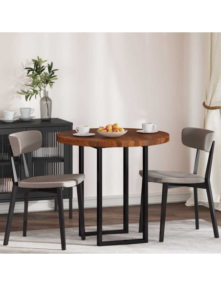 Piano del tavolo Marrone scuro Ø 80 x 4 cm