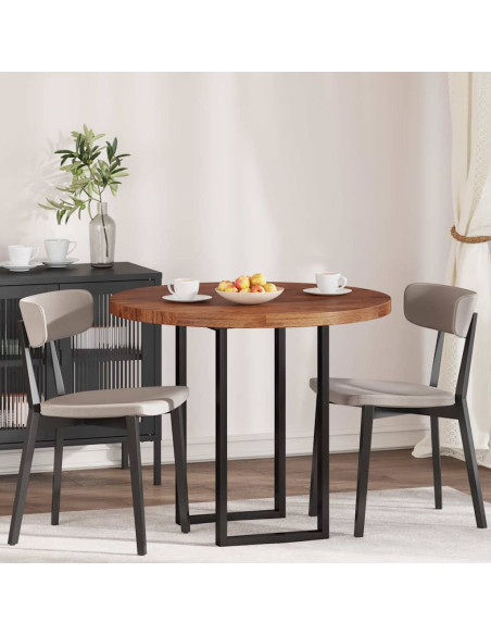 Piano del tavolo Altro Marrone scuro Ø 90 x 4 cm