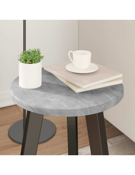 Piano del tavolo Grigio cemento 30 x 30 x 1.5 cm