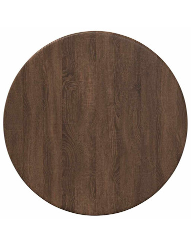 Piano del tavolo Rovere marrone Ø 30 x 1,5 cm Legno multistrato